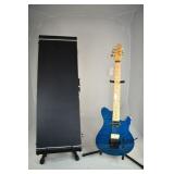Jay Turner electric guitar with hard case, Roswell