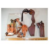 2 leather holsters including Galco Miami Classic a