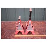 Pair 3 Ton Torin jack stands; as is