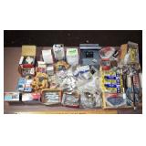 Large lot of hardware: breaker box, Romex, 2 frost