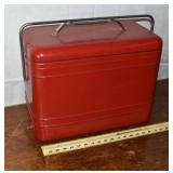 Vintage metal cooler; as is