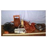 200'+ assorted extension cords, power strips, etc.