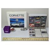 Collection of Corvette collectables; as is