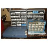 5 hardware bins with 60+ lbs. inventory; as is