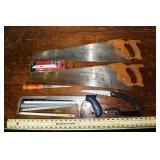 2 Berkshire hand saws, etc.; as is