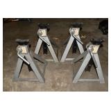 4 Pro-lift 6 ton jack stands; as is