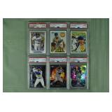 Lot of (6) PSA 10 graded MLB cards from 2014-2024;