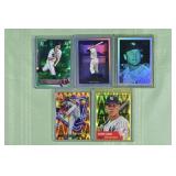 Lot of 5 MLB numbered and variation cards: Topps,