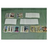 Lot of 150+ MLB error cards from 1987-1989: Blank