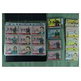 Lot of (100+) 1968 NHL cards from Topps and OPC; a