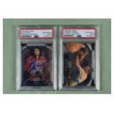 Lot of (2) 2012 Topps Finest UFC autographs of Nat