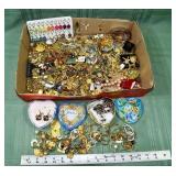 Large collection of costume jewelry including Brig
