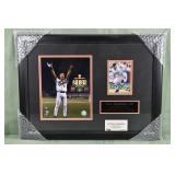 Framed Cal Ripken Jr. autographed photo with namep