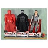 Lot of 4 action figures: Flash Gordon, 3 Star Wars