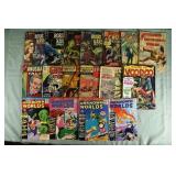Lot of 17 Silver age comics: Unknown Worlds, Boris