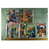 Lot of 14 Bronze-Modern age comics: 4 Modern, 10 B