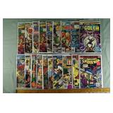 Lot of 19 Bronze age Marvel comics: Golem, Warlock