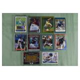Lot of 10  MLB autographed cards: Topps, Upper Dec