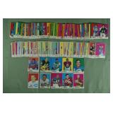 Near complete set of (223) 1969 Topps NFL cards; a