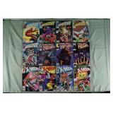 Lot of 12 Bronze age Marvel comics: X-Men, Daredev