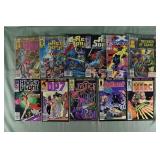 Lot of 11 Bronze age Marvel comics: Red Sonja, X-F