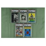 Lot of (5) PSA 10 graded MLB cards from 2000-2012;