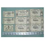 8 North Carolina & 1 South Carolina Confederate tr