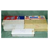(7) 1990-1992 baseball complete & partial sets