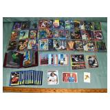 Lot of 225+ Marvel, DC, and Racing trading cards;