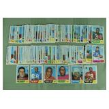 Partial set of (130) 1968 Topps NFL cards: some du