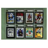 Lot of (8) KSA 9.5 graded cards from 1994-2022: Se
