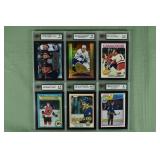 Lot of 6 KSA graded NHL cards from 1975-2022: Hous