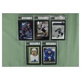 Lot of (5) KSA 10 graded NHL cards from 1995-2021: