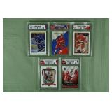Lot of 5 HGA graded NHL cards from 1990-2009