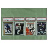 Lot of 4 PSA 9 graded NHL cards from 1998-2019: Pl