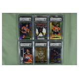 Lot of 6 CSG graded Connor McDavid cards from 2020