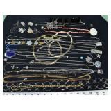 Large collection of necklaces, pendants, etc., mar