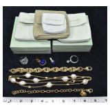 Judith Ripka jewelry marked 925, 3.7ozt.; as is