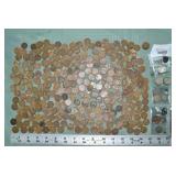 US Coin lot: 1915D wheat penny, ~300 wheat/memoria