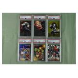 Lot of 6 PSA graded Marvel cards: (1) 10, (5) 9