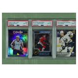 Lot of (3) PSA 10 graded NHL cards from 2009-2015: