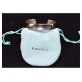 Tiffany & Co. sterling silver bangle bracelet, 32.