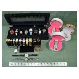 27 assorted wrist watches; as is