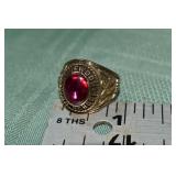 Marked 10 kt gold damaged 1968 Edgewood High Schoo