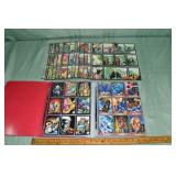 Lot of 330+ comic trading cards: 1 sealed pack of
