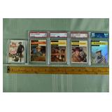 Lot of 5 Western cards: Autographed Roy Rogers car