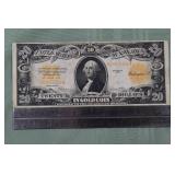 US large currency series of 1922 $20 Gold Certific