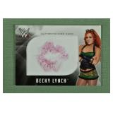 2017 Topps WWE Becky Lynch Kiss card /99; as is
