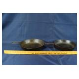 2 Griswold skillets: #10 and #8; as is