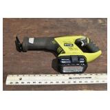 Ryobi 18V reciprocating saw model P515, working wi